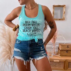 Beach Graphic Tank, Beach Bum, Vacay Tee, Lake Life, Summer Graphic Tee